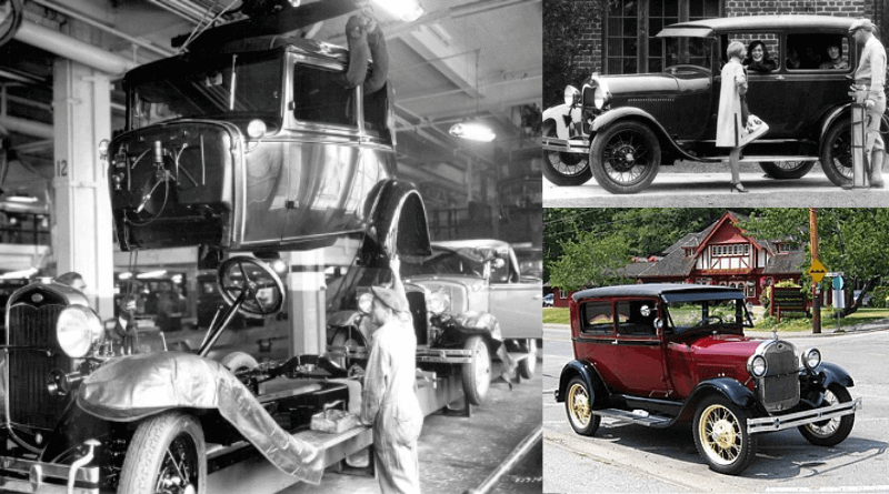 Ford tarafından piyasaya sürülen ilk otomobil Model A